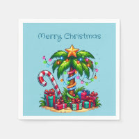 Árvore Tropical de Palma Feliz Natal