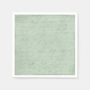 Guardanapo De Papel As cartas de amor velhas da escrita