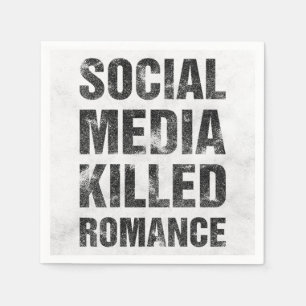 Guardanapo De Papel As Mídias Sociais Mataram o Romance