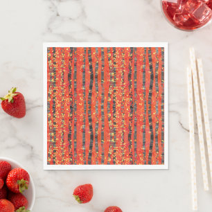 Guardanapo De Papel Aspen Birch Tree Forest Patterno