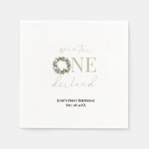 ASPEN Winter ONE Derland Paper Napkins