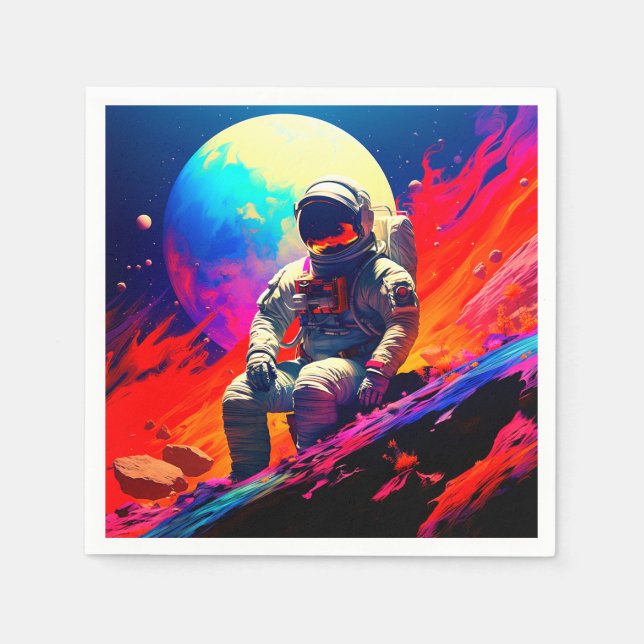 Guardanapo De Papel Astronauta (Frente)