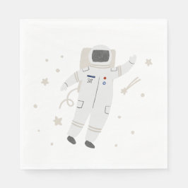 Guardanapo De Papel Astronauta e Estrelas Festa de aniversário Espacia