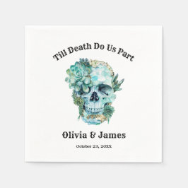 Guardanapo De Papel Até a morte nos separarmos do casamento de Hallowe
