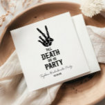 Guardanapo De Papel Até que a morte nos faça Festa de solteira de esqu<br><div class="desc">Esta é uma morte até o papagaio de Festa de solteira do Skeleton Gothic do Partido Americano.</div>