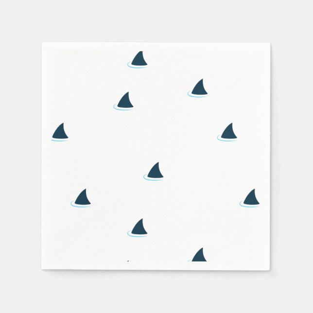 Guardanapo De Papel Atendimento aos tubarões! (Frente)