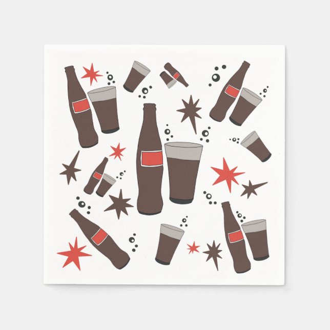 Guardanapo De Papel Atualize este verão com uma bebida. (Frente)