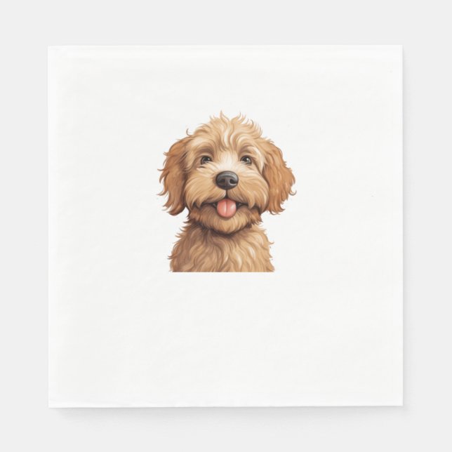Guardanapo De Papel Australian Labradoodle   (Frente)