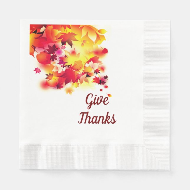 Guardanapo De Papel Autumn Deixa Napkins (Frente)