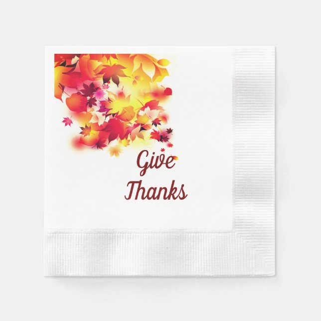 Guardanapo De Papel Autumn Deixa Napkins (Frente)