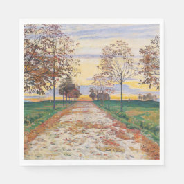 Guardanapo De Papel Autumn Evening (por Ferdinand Hodler)