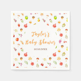 Guardanapo De Papel Autumn Fall Harvest Baby Shower