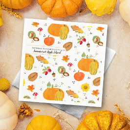 Guardanapo De Papel Autumn Lover Napkins Personalizado