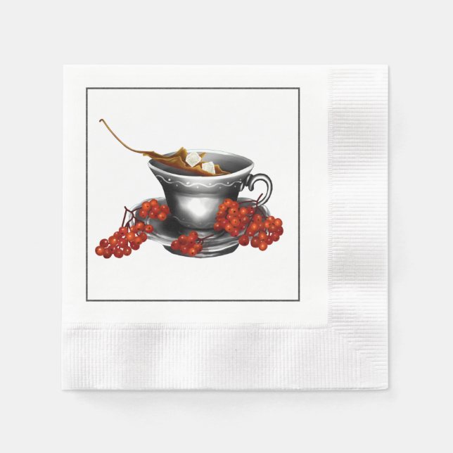 Guardanapo De Papel Autumn Luncheon Tea Napkin Paper (Frente)