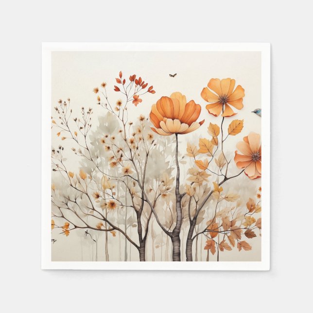 Guardanapo De Papel Autumn Napkins (Frente)
