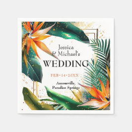 Guardanapo De Papel Aves do Paraíso Feliz