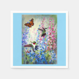 Guardanapo De Papel Aves e Papel de jardim e ClothButts Napkins