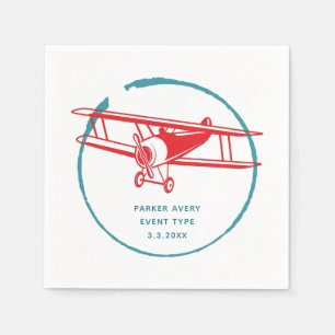 Guardanapo De Papel Avião Personalizado