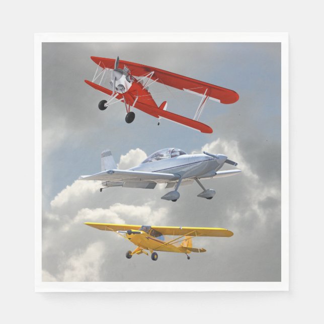 GUARDANAPO DE PAPEL AVIÕES (Frente)