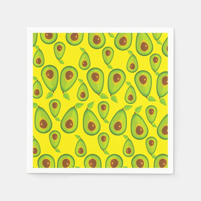 Guardanapo De Papel Avocado Love Pattern - Tastia Avocado Lover (Frente)