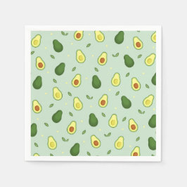 Guardanapo De Papel Avocado Santo Guacamole Chá de fraldas Verde Anive
