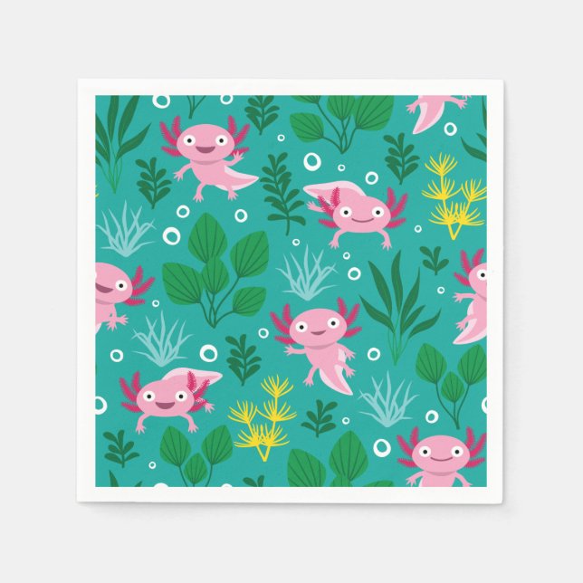 Guardanapo De Papel Axolotl Napkins (Frente)