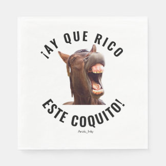 Guardanapo De Papel Ay Que Rico Este Coquito!