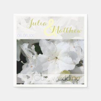 Guardanapo De Papel Azalea - Papel de Casamento Personalizável Napkins