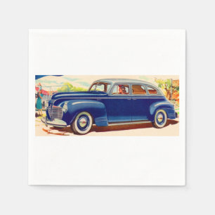 Guardanapo De Papel azul 1941 Plymouth