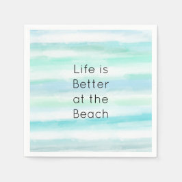 Guardanapo De Papel Azul Aqua Casa Branca de Narração Hidrográfica II