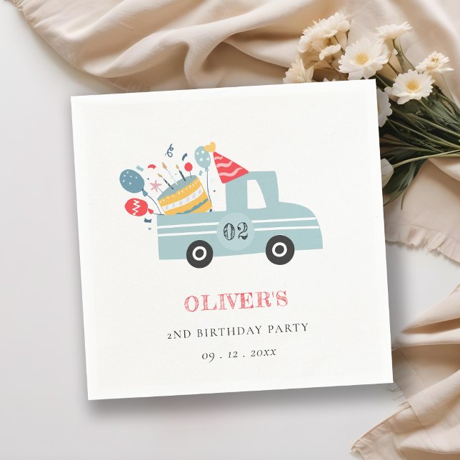 Guardanapo De Papel Azul Bastante Bastante Azul Qualquer Caminhão De B (Criador carregado)