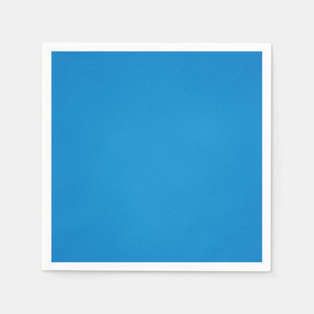 Guardanapo De Papel Azul brilhante com textura granulada (Frente)