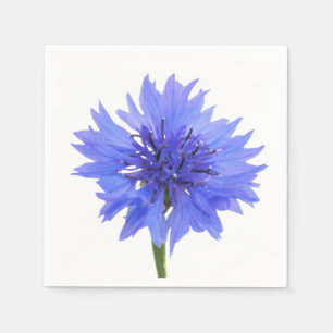 Guardanapo De Papel azul do cornflower