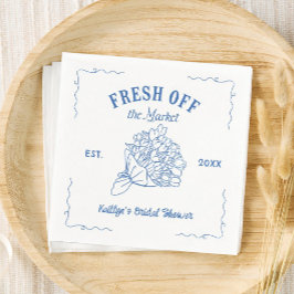 Guardanapo De Papel Azul fresco do Chá de panela de mercado