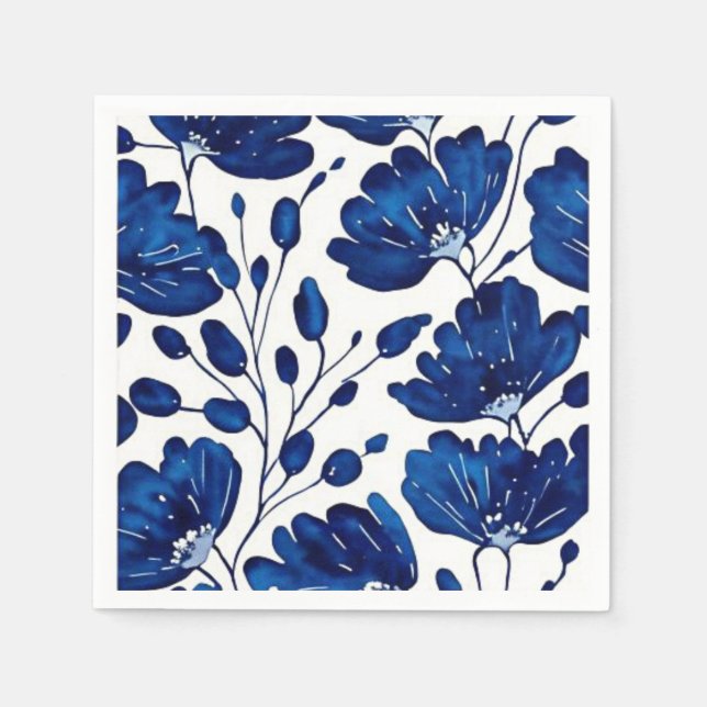 Guardanapo De Papel azul-marinho (Frente)