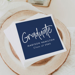 Guardanapo De Papel Azul Marinho | Graduação de Script de Pré-Disquete