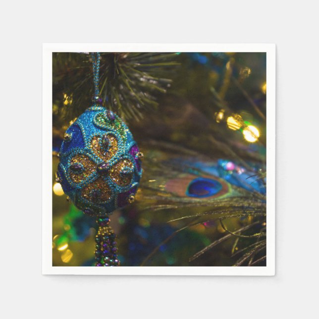 Guardanapo De Papel Azul vitoriano (Frente)