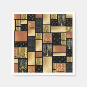 Guardanapo De Papel Azulejos Chanukah Sparkley