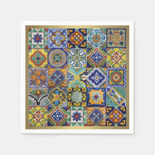 Guardanapo De Papel Azulejos mexicanos