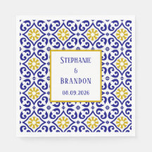 Azulejos Portugueses Casamento Azul Mediterrâneo