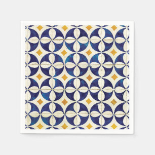 Guardanapo De Papel Azulejos Portugueses - Design de Padrão Azulejo
