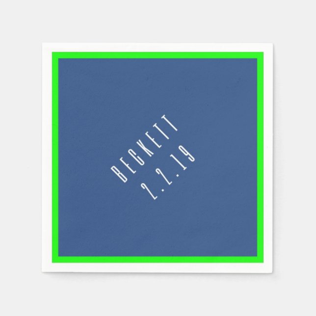 Guardanapo De Papel B Bar Mitzvah Napkin (Frente)