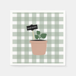 Guardanapo De Papel Baby Basil Napkins