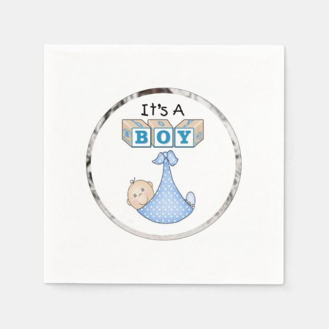 Guardanapo De Papel Baby Boy (Frente)