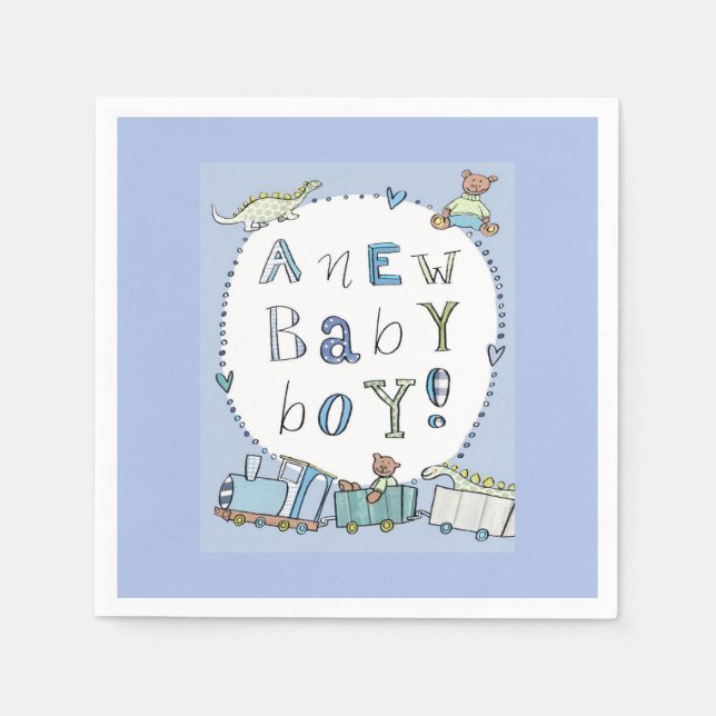 Guardanapo De Papel Baby Boy (Frente)