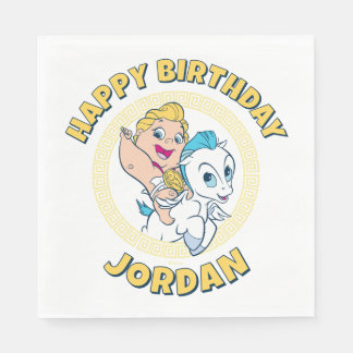 Guardanapo De Papel Baby Hercules Riding Pegasus Napkins