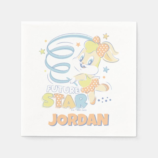 Guardanapo De Papel Baby Lola Bunny Future Star (Frente)