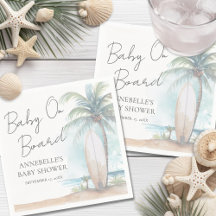 Baby On Board Beach Baby Shower