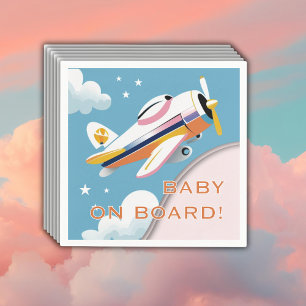 Guardanapo De Papel Baby on Conselho Modern Aviation Airplane Chá de f