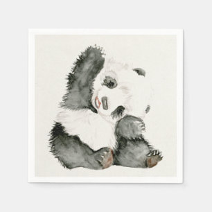 Guardanapo De Papel Baby Panda Cute e Furry
